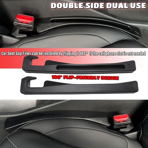 حشو فجوات مقعد Hyun-dai Palisade، منظم حشو فجوات مقعد السيارة يمنع الأشياء من إسقاط الملحقات الداخلية المخصصة لـ H-yun-dai، عبوة سوداء مكونة من قطعتين in Kuwait