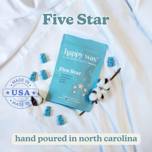 Happy Wax Hotel Collection Scented Natural Soy Wax Melts – 6 Total Oz. of Scented Wax Melts, Collection Includes Penthouse Suite, Cabana and Five Star in Kuwait