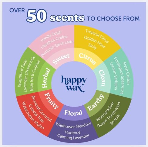 Happy Wax Hotel Collection Scented Natural Soy Wax Melts – 6 Total Oz. of Scented Wax Melts, Collection Includes Penthouse Suite, Cabana and Five Star in Kuwait
