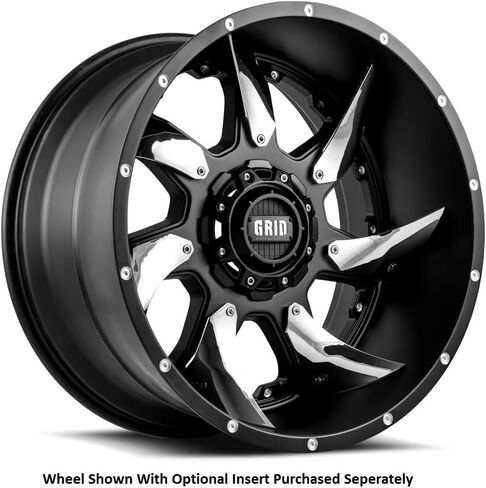 Wheel | Aluminum Rim | 20x9 Size | 6x135 / 6x139.7 Bolt Pattern | -12mm Offset 4.50in Backspace | Matte Black Finish | Compatible With 2004-2008 Ford F-150 | 2023-2026 Ford F-150 in Saudi Arabia