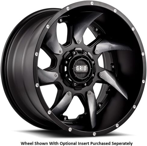 Wheel | Aluminum Rim | 20x9 Size | 6x135 / 6x139.7 Bolt Pattern | -12mm Offset 4.50in Backspace | Matte Black Finish | Compatible With 2004-2008 Ford F-150 | 2023-2026 Ford F-150 in Saudi Arabia
