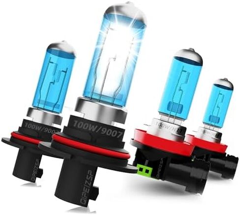 Fit For 2007 2008 2009 2010 2011 2012 2013 Nissan Versa Note High Performance Halogen Headlight Bulbs,9003 High/Low Beam+H11 Fog Light,Pack of 4 in Saudi Arabia