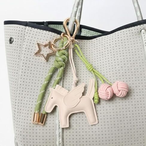 POPUPS Key Chain - Bag Charm for Tote Bag, Backpack - Fun Gift Year of the Horse Lunar New Year 2026 - Clip On Key Ring in Saudi Arabia