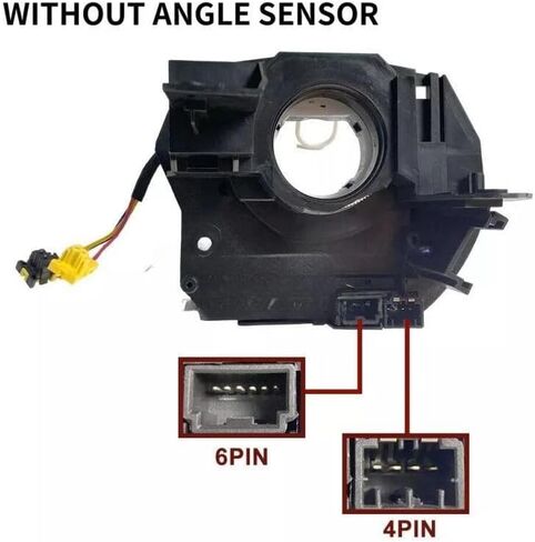 موصل كهربائي لعجلة القيادة (بدون مستشعر زاوية) 56046497AB بدون عجلة قيادة مدفأة تناسب Chrysler Town & Country 2011-2016، لسيارة Dodge Grand Caravan 2011-2020 in Kuwait