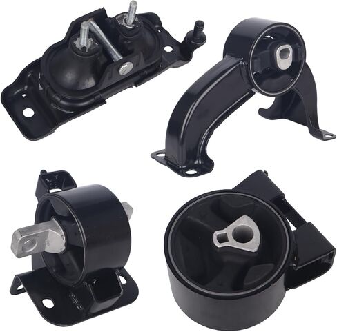 KUSATEC 4PCS Engine Motor & Transsmission Mount Set Compatible with Volkswagen Routan 2009 2010; Dodge Grand Caravan/Chrysler Town & Country 2008 2009 2010, Replacement for A5654 A5525 A5480 A5493 in Saudi Arabia