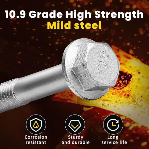 8PCS Cab Body Assembly Mount Cushion Bolts 10.9 Grade Mild Steel 11516868 for Chevy Suburban Silverado 1500 2500 3500 Tahoe for GMC Sierra 1500 2500 3500 Yukon for Cadillac Escalade in Kuwait