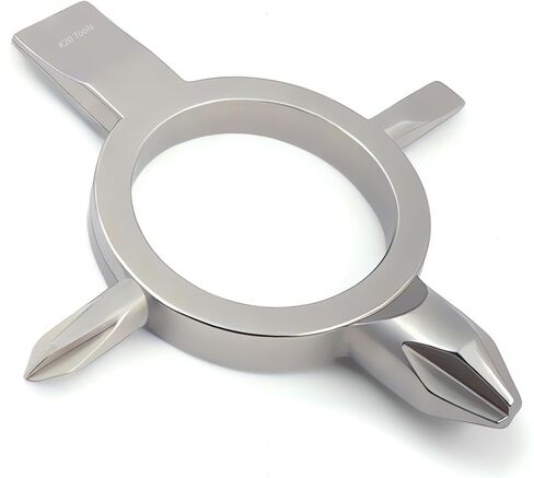 سلسلة مفاتيح مفك براغي مع فيليبس ورأس مسطح - أداة جيب EDC صغيرة (#1، #2) in Kuwait