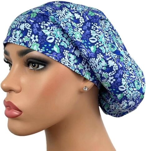 قبعة فرك جراحية، قبعة فرك يورو، قبعة ممرضة، أو منتفخة، كوبالت تيل زهري in Kuwait