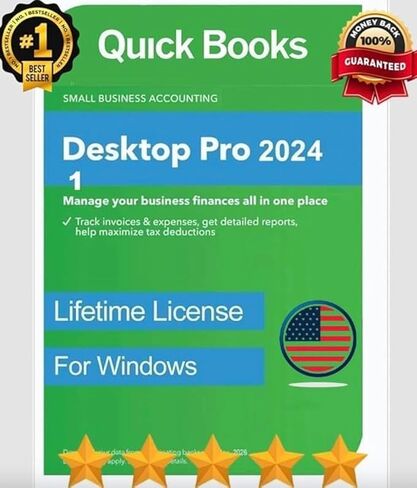 Quick-Books Desktop Pro 2024 Lifetime | 1 User | Amazon Message Delivery (Within 24hrs) in Kuwait