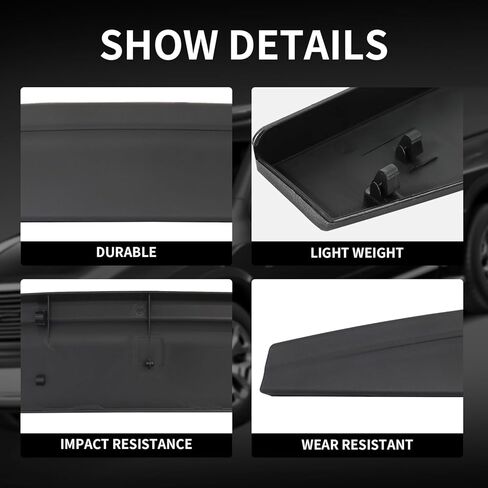 KARPAL Tailgate Spoiler Cap Molding Fit for 2019-2024 Ram 2500 3500 Tailgate Trim Cover Replace 68364364AA in Saudi Arabia