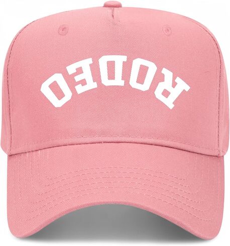 Rodeo Upside Down Reversed Vintage Trucker Hat | Cowboy Cowgirl | Premium Snapback Baseball Hat for Men & Women in Saudi Arabia