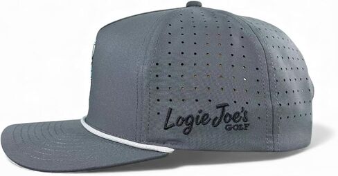 Logie Joe's Astronaut Walker Golf Hat | Snapback Cap | Built-in Magnetic Ball Marker Holder + Marker Included | Adjustable Grey in Kuwait