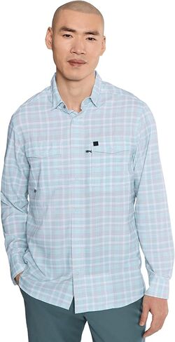Vineyard Vines Men's Permit Plaid Performance Harbor Shirt in Saudi Arabia
