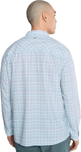 Vineyard Vines Men's Permit Plaid Performance Harbor Shirt in Saudi Arabia