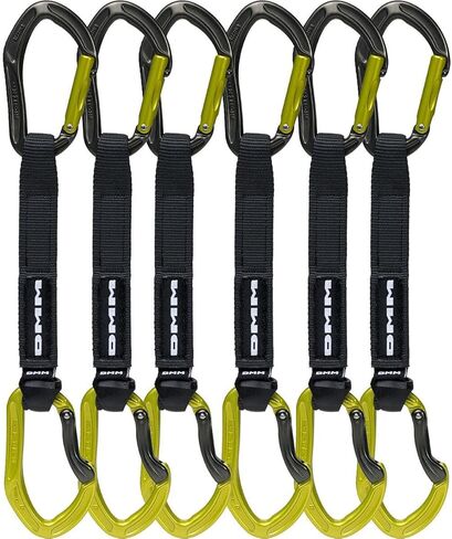 DMM Alpha Sport Quickdraw - Titanium/Lime 25cm - 6 Pack in Kuwait