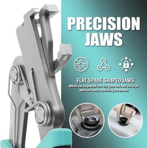 2026 New Car Clip Pliers,Non-damaging Car Panel Clip Removal Pliers with Thin Jaws Design & Non-slip Handles,Labor-saving Cars Clips Remover Tool for Push Pin/Cars Clips in Saudi Arabia