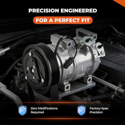 ضاغط تيار متردد من GEARLAST للسيارة، طقم ضاغط تيار متردد متوافق مع Acura MDX 2007-2013 ZDX 2010-2013، Honda Odyssey 2008-2015 Pilot 2009-2015 Ridgeline 2009-2014 يستبدل 38810RGLA02 in Kuwait