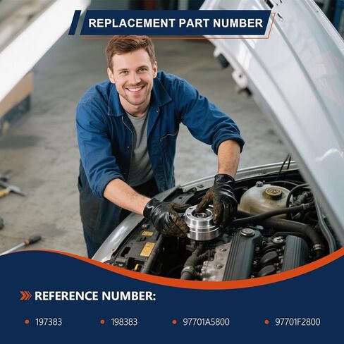 197383 ضاغط تكييف هواء متوافق مع هيونداي إلنترا 2014-2016، إلنترا كوبيه 2014، إلنترا جي تي 2014-2017 متوافق مع كيا فورتي 2014-2015 استبدال # 97701A5800 in Kuwait