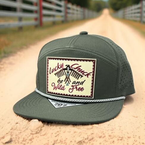 Lucky Chuck Women's Iconic Western Flair Adjustable Baseball Hat - Perfect on The Ranch, at a Rodeo or Out on The Town in Saudi Arabia
