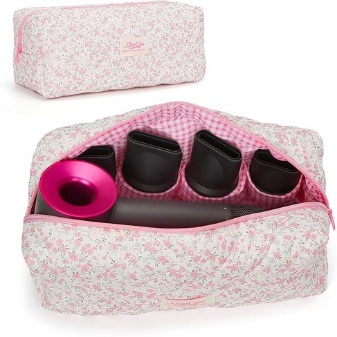 حقيبة سفر لأدوات الشعر متوافقة مع حقيبة سفر Dyson Airwrap اللطيفة ذات الأزهار لمنظم أدوات الشعر Shark Flexstyle in Kuwait