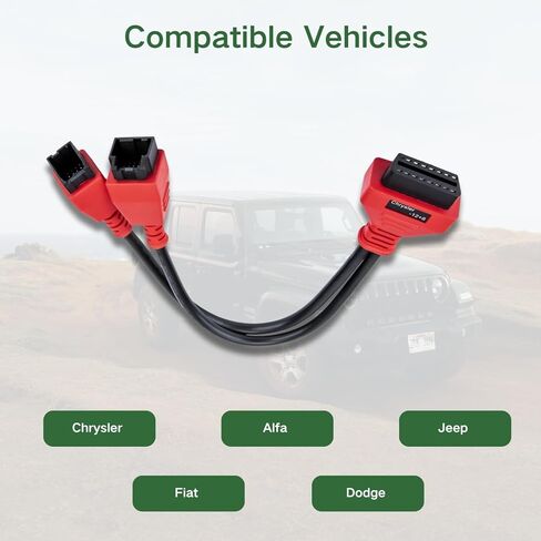 لمحول Autel الأصلي Obd2 12+8، كابل تجاوز بوابة الأمن 12 8 موصل لكرايسلر SGW المجهزة FCA SGW أداة تشخيص سيارات السيارات للماسح الضوئي MK808 MX808 MX900 MS906 MS908 in Saudi Arabia