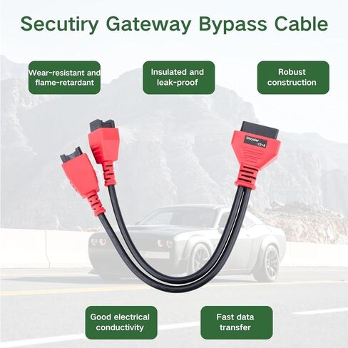 لمحول Autel الأصلي Obd2 12+8، كابل تجاوز بوابة الأمن 12 8 موصل لكرايسلر SGW المجهزة FCA SGW أداة تشخيص سيارات السيارات للماسح الضوئي MK808 MX808 MX900 MS906 MS908 in Saudi Arabia