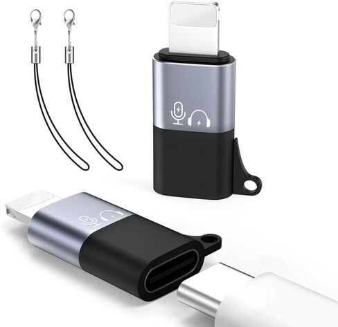 MoKo USB C to USB Adapter 10Gbps, USB C 3.2 Gen 2 Male to USB A Female Adapter Compatible with iPhone 15 Pro Max, MacBook Pro, iPad, iMac and Thunderbolt 4/3 Devices, Fit Side by Side, 2 Pack in Kuwait