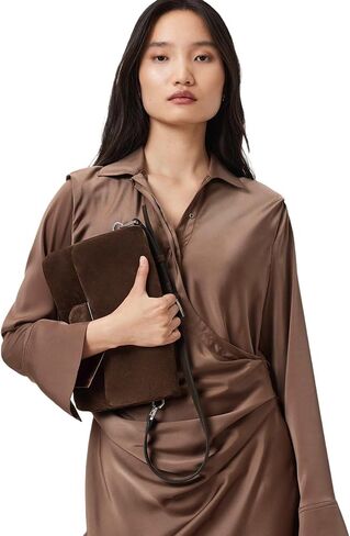 AllSaints Ondine سويدي شلدر فانجو بني W293XD مقاس واحد in Saudi Arabia