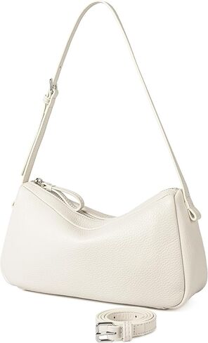 حقيبة كتف جلدية صغيرة من DAILANDO للنساء، محفظة صغيرة تحت الإبط وحقائب يد هوبو للهاتف المحمول عبر الجسم | محفظة بحزام واحد in Kuwait