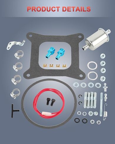 BR-67213 Carburetor, 750 CFM 4 Barrel Double Pumper E-Choke, Replacement for Holley 4150 Model in Kuwait