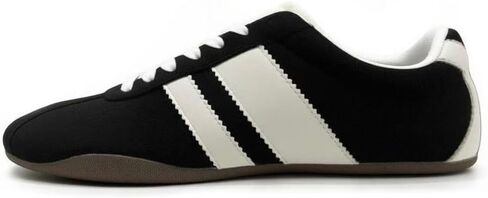 Low-Profile Womens Casual Shoes Retro-Inspired Upper Design Lace-Up Athletic Womens Shoes Sneakers Non-Slip Rubber Sole in Saudi Arabia