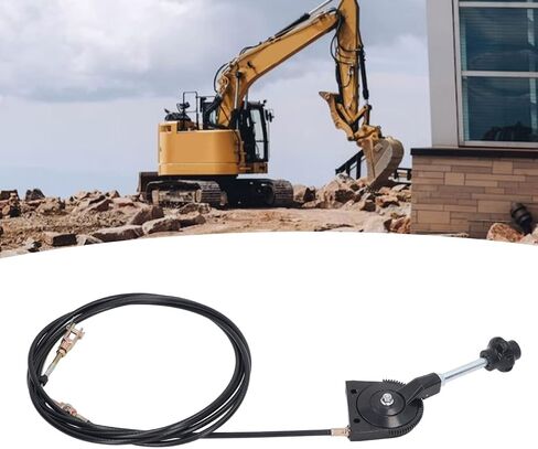 كابل خانق بطول 3.5 متر، استبدال طقم كابل خانق يدوي للحفارة، ملحقات وحدة تحكم أنبوب البولي يوريثان المفصلي من الفولاذ المقاوم للصدأ in Kuwait