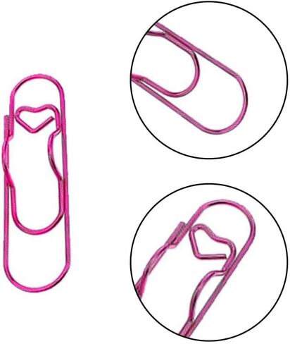 20 PCS Metal Pen Clips for Notebook, 5-Color Paper Clip Pen Holders for Journal Planner, Carbon Steel Pencil Holder Clip Office School Supplies Planner Accessories in Kuwait