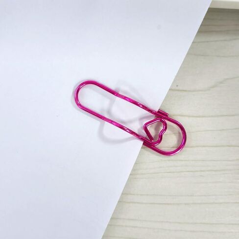 20 PCS Metal Pen Clips for Notebook, 5-Color Paper Clip Pen Holders for Journal Planner, Carbon Steel Pencil Holder Clip Office School Supplies Planner Accessories in Kuwait