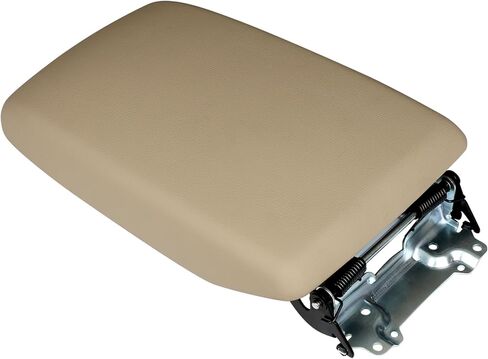 Center Console Lid Armrest Cover Assembly with Bracket Beige Compatible with Toyota Highlander 2008-2013 Replaces 58905-0E040-E0 Arm Rest Box Lid Middle Console Cover in Saudi Arabia
