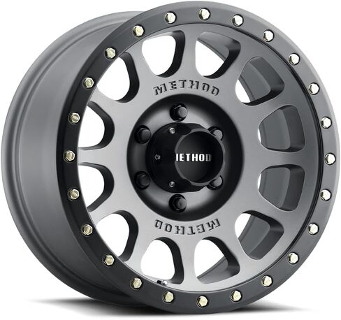 Method Race Wheels MR305 NV, 17x8.5, 0mm Offset, 6x135, 94mm Centerbore, Titanium - Matte Black Lip, MR30578516800 in Kuwait