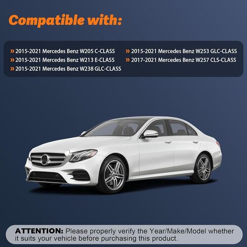 إدراج حامل كأس وحدة التحكم المركزية متوافق مع مرسيدس بنز C180 C200 C250 C300 C43 C63 AMG E300 E400 GLC300 2015-2021 استبدال A2056800691 أسود in Kuwait