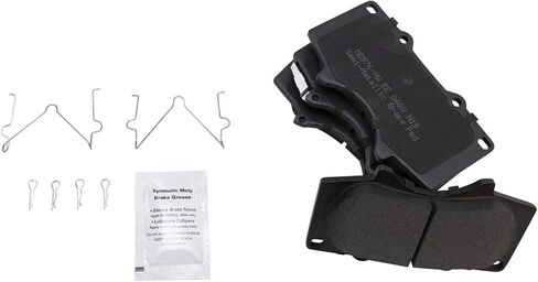 Front and Rear Semi Metallic Brake Pad Set Compatible with 2016-2021 Toyota Tacoma 2005-2015 Tacoma Rear Wheel Drive with 6 Lug Wheels 2005-2015 Tacoma 4 Wheel Drive in Saudi Arabia