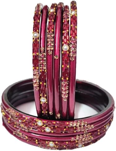 Shemass™ New Drop Design Bangle/Traditional Glass Bangle Set For Women & Girls |Indian Bollywood Colourful Glass Bangles in Saudi Arabia