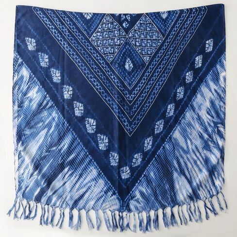 Tie Dye Scarf for Women Large Lightweight Cotton Boho Scarves Shawls Soft Travel Wraps Spring Summer Fall Cover Up in Kuwait