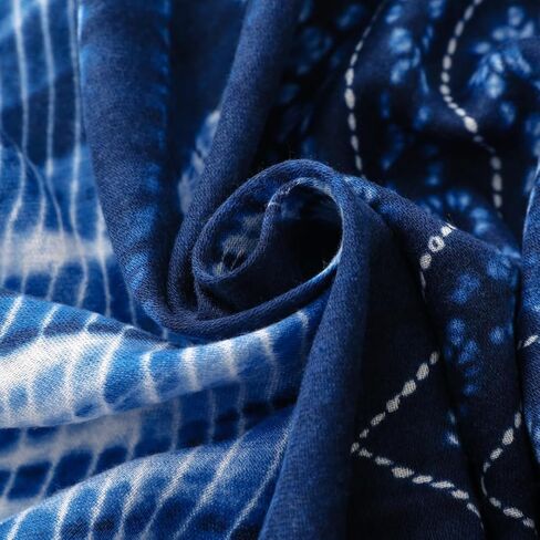 Tie Dye Scarf for Women Large Lightweight Cotton Boho Scarves Shawls Soft Travel Wraps Spring Summer Fall Cover Up in Kuwait