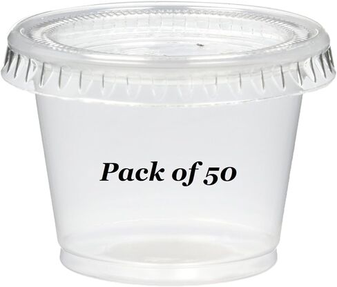 Plastic Disposable Portion Cups, Translucent in Kuwait