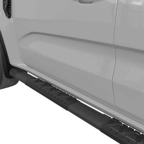 VANGUARD 5 Inches Running Boards Compatible with 2024-2025 Ford Ranger SuperCrew Cab | Black Powder Coat | Alloy Steel Side Step Rails Nerf Bars in Saudi Arabia