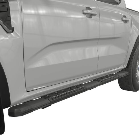 VANGUARD 5 Inches Running Boards Compatible with 2024-2025 Ford Ranger SuperCrew Cab | Black Powder Coat | Alloy Steel Side Step Rails Nerf Bars in Saudi Arabia
