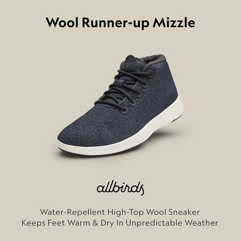 Allbirds Women's Wool Runner-up Mizzle, Water-Repellent High-Top Wool Sneakers in Saudi Arabia