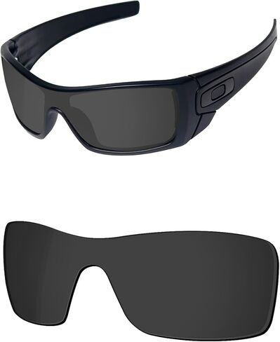 عدسات OSharp بديلة للنظارات الشمسية Oakley Batwolf OO9101 - مستقطبة عالية الدقة، عاكسة، حماية من الأشعة فوق البنفسجية وملاءمة مثالية in Kuwait