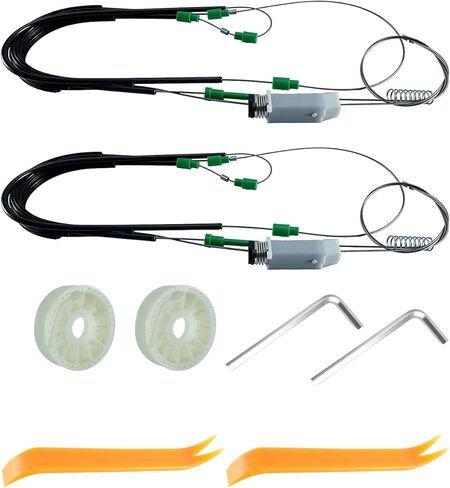 Window Regulator Repair Front LH RH Fit for Chevrolet Corvette C6 2005-2013 2-PCS in Kuwait