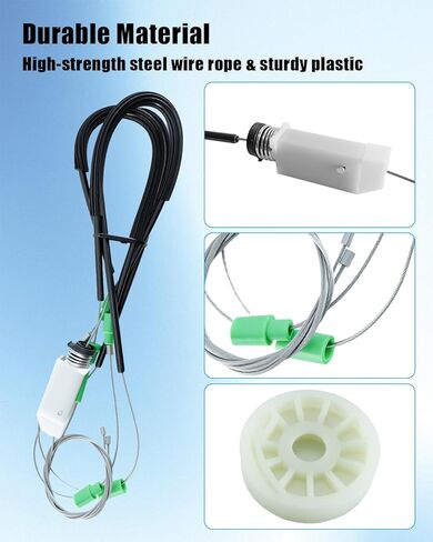 Window Regulator Repair Front LH RH Fit for Chevrolet Corvette C6 2005-2013 2-PCS in Kuwait