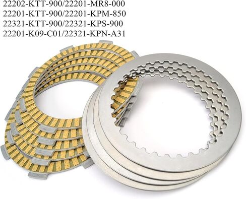 Motorcycle Clutch Plates Clutch Friction Disc Plates for CRF150F CBF125 CBF150 CB125F 22202-KTT-900 22201-MR8-000 22201-K09-C01 22321-KPS-900 in Kuwait