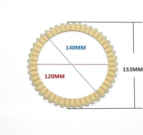 Motorcycle Clutch Plates for GSX600F GSX750F GSX600 GSX750 F GSXR750 J/K GSX-R750 Motorcycle Clutch Plate Friction Disc Suitable Accessories in Kuwait